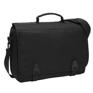 Port Authority BG304 Messenger Briefcase - Black